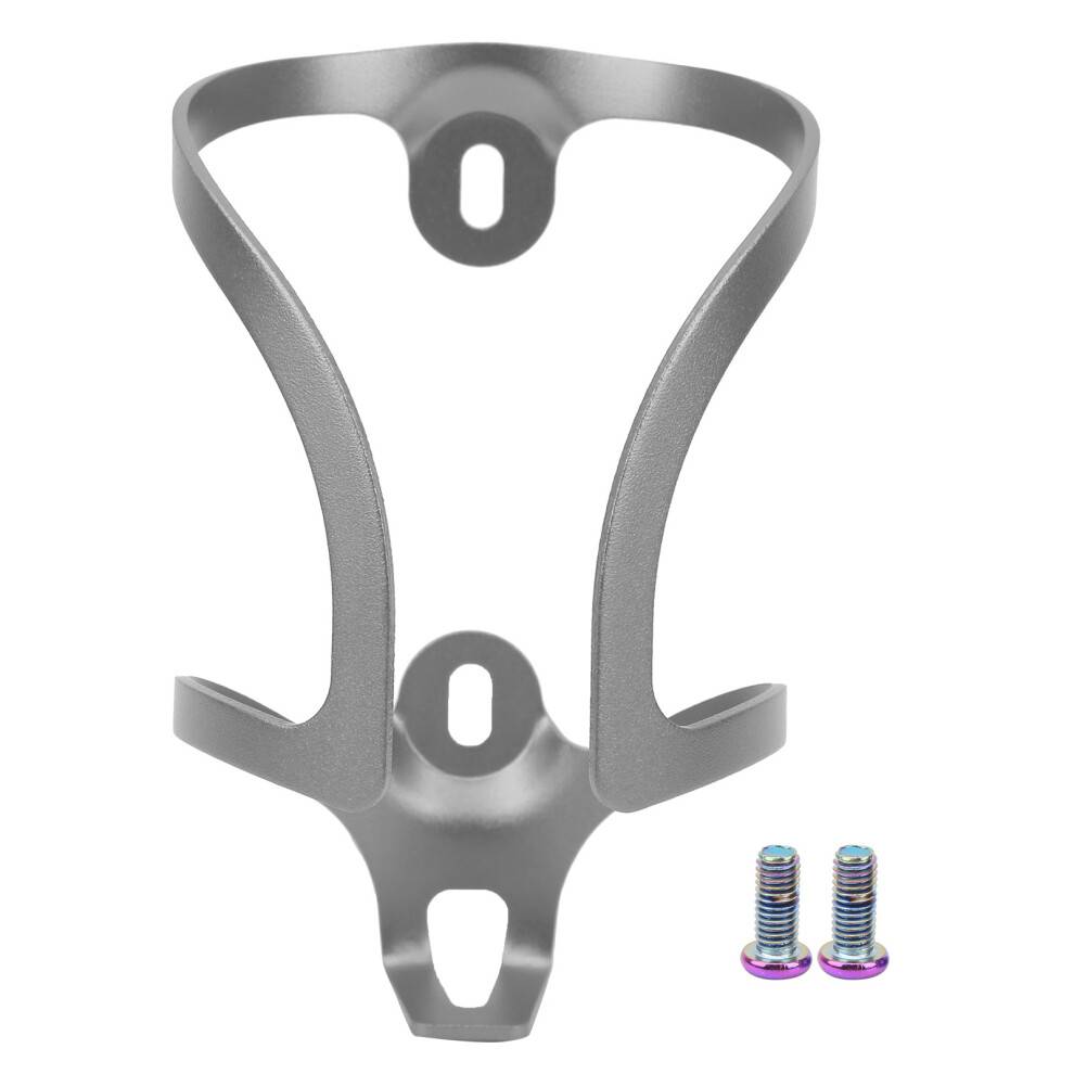Stærk og robust cykelvandflaskeholder. Robust aluminiumslegeringsholder med nem montering og kompatibilitet med flere diametre.