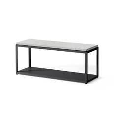 HAY - New Order Bench Combination 100 Charcoal / Remix 123 - TV-bänkar - Stefan Diez - Metall/Textilmaterial