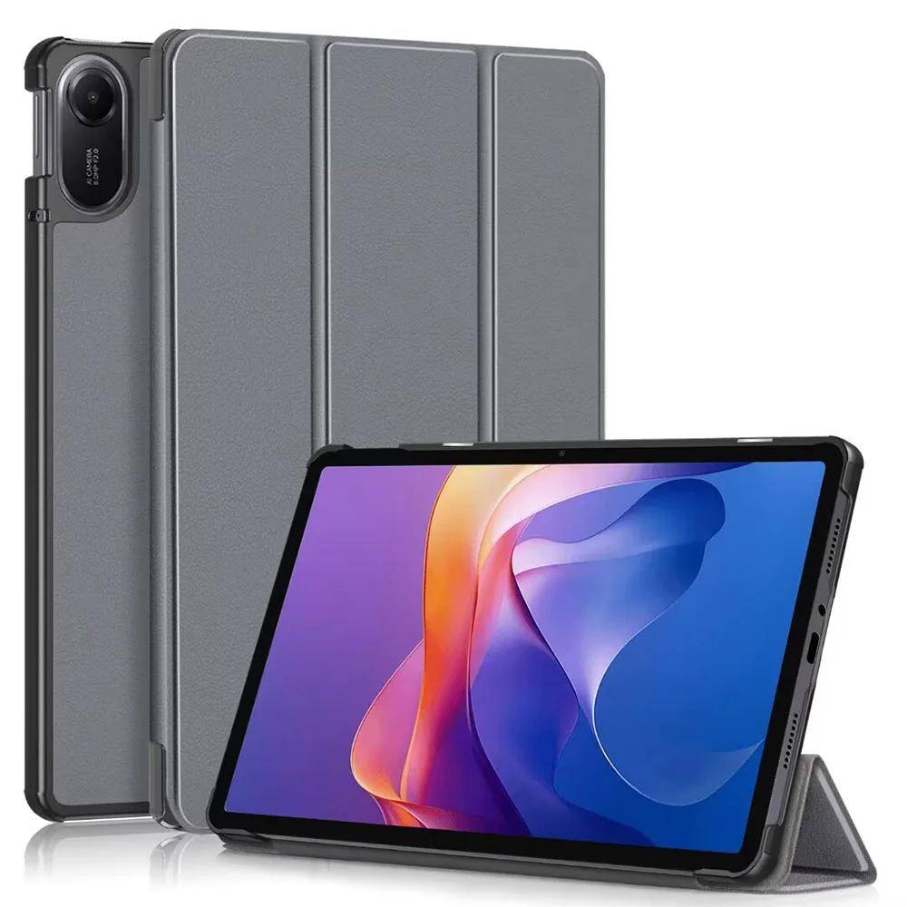 Fodral för Xiaomi Redmi Pad 2 11-tum 2025/Redmi Pad 2 Pro 12,1 2025 med Auto-Sleep-funktion PU-läder Tri-Fold Skyddsfodral
