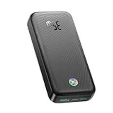 Rocoren Power Bank 20000mAh PD35W QC35W 3-portars Snabbladdning Kompakt USB C-batteripaket Kompatibelt med MaBook Air, Samsung Galaxy S24 Ultra, iPhone 15, iPad och mer - Svart