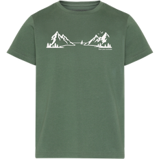 Mynta Kids' Logo T-shirt Explore - Grön (170)