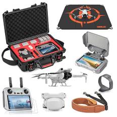 STARTRC Mini 4 Pro Zubehör Bundle Kit, Hartschalenkoffer mit Landeplatz für Drohne, Rc 2 Sonnenblende Displayschutz Set für DJI Min 4 Pro (RC 2) Drohnen Zubehör