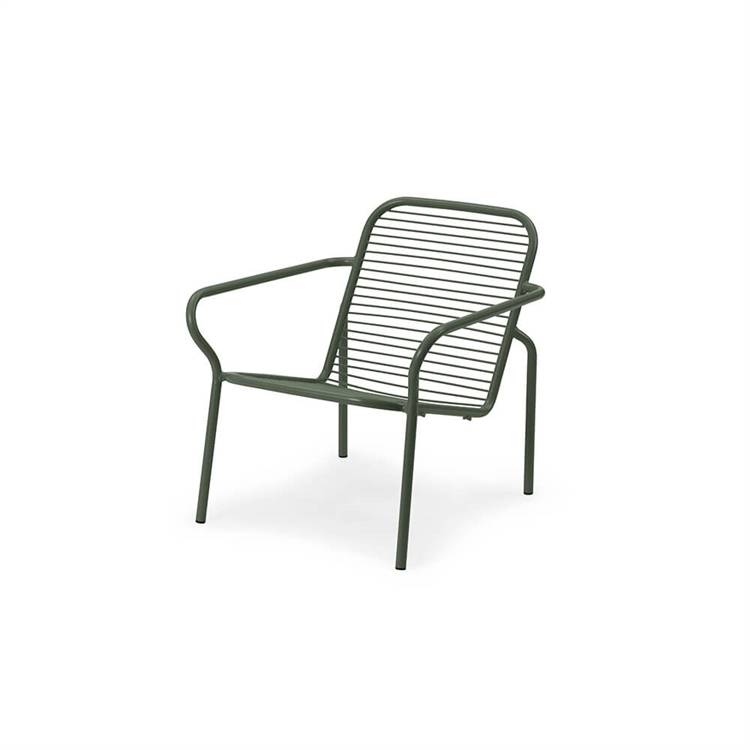 Normann Copenhagen Vig Lounge Chair Trädgårdsstol Dark Green