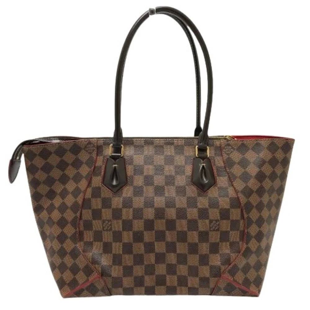 Louis Vuitton Vintage Pre-owned Vintage Damier Skuldertaske - Vintage - Dame - Brun - ONE SIZE - Uld