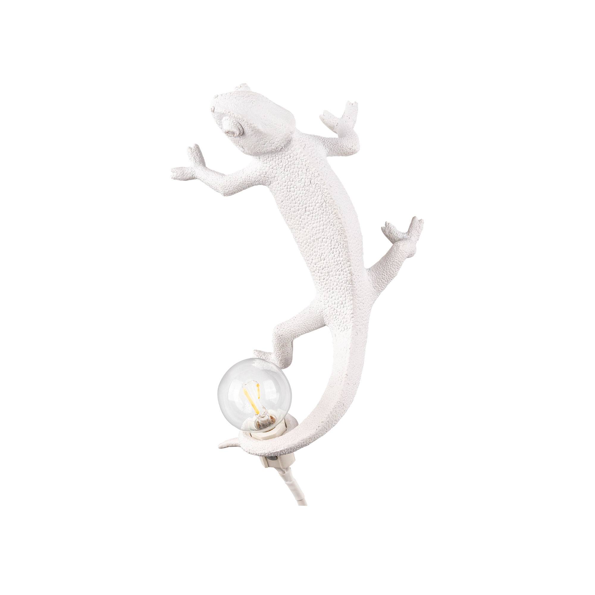 Seletti - Chameleon Lamp Going Up - Væglamper - Marcantonio - Hvid