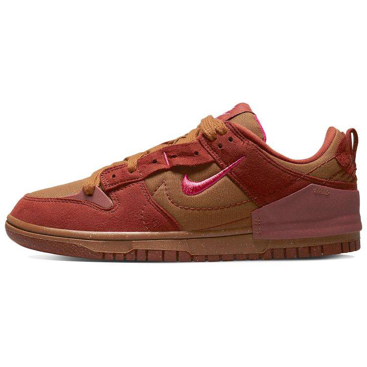 Nike Dunk Low Disrupt 2 Desert Bronze Dam Sneakers Brun Ruggad-Orange Canyon-Rost DH4402-200 cm