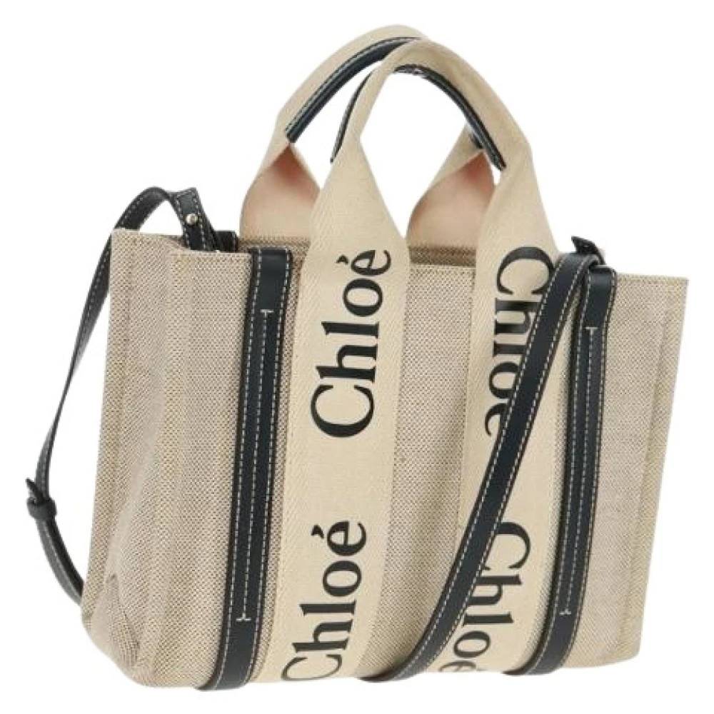 Chloé Pre-owned Pre-owned Hand Bag - Vintage - Dame - Beige - ONE SIZE - Uld