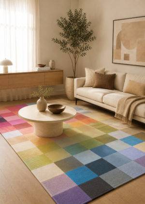 Ravenna Square Multi – Modern Matta