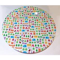 4 X BERROW HILL Melamine 8" PLATE