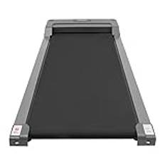 MINRS Löpband för hemmet och kontoret 1HP Mini Treadmill för hemmet, löpband med LED-display och fjärrkontroll, 1–6 km/h, 100 kg, (grå)