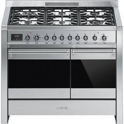 SMEG A2-81  Gasspis 100x60 cm | Rostfritt stål