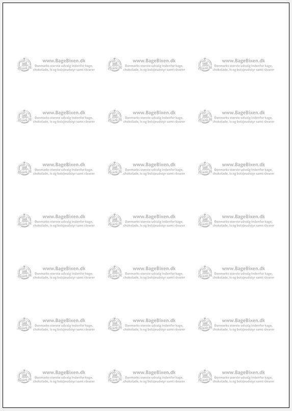 Ekstra Etiketter til Condibøtter - 2 ark, 42 labels