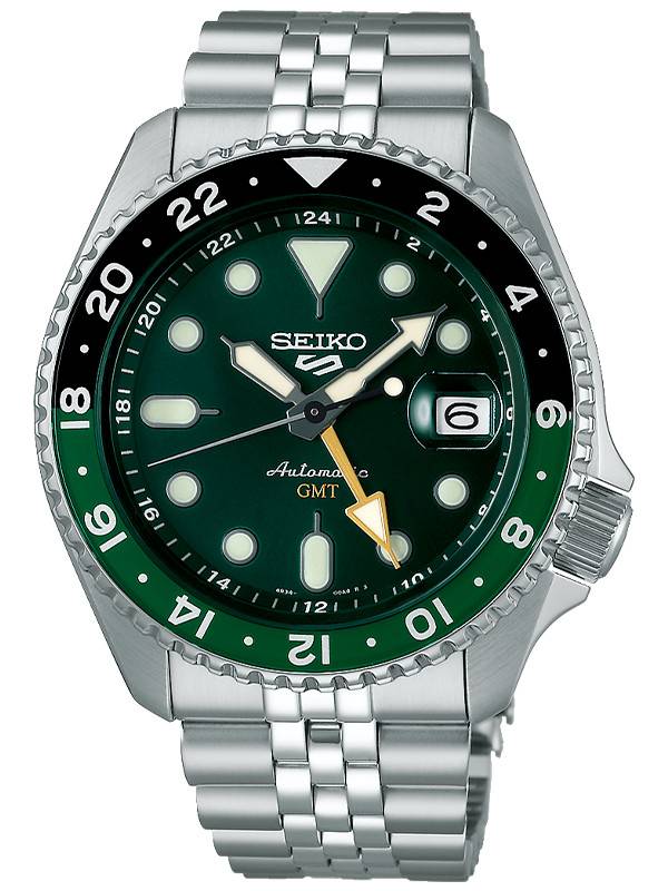 En SEIKO 5 Sports Automatic GMT 42.5mm SSK035K1 från Klockmaster - ett tryggt köp.