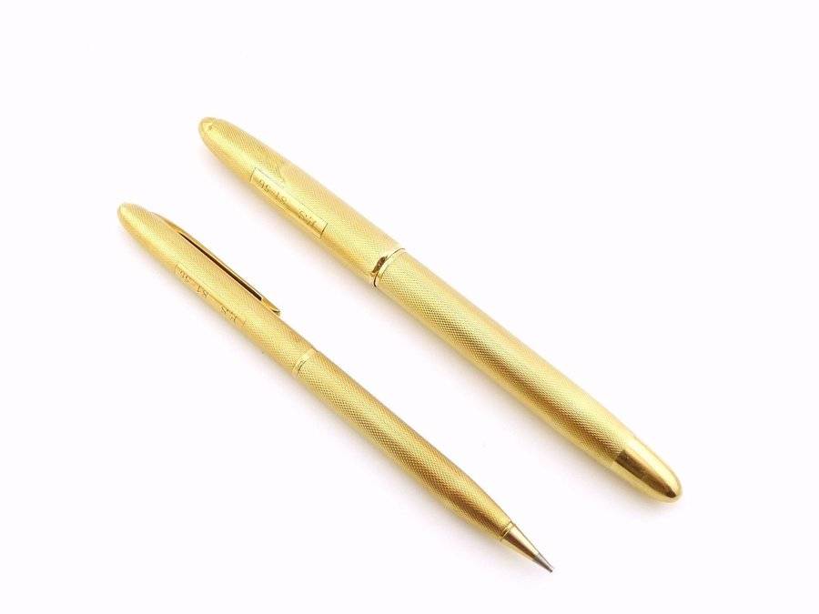 Sheaffer reservoarpenna och blyertspenna i 14K guld. 1950-tal.