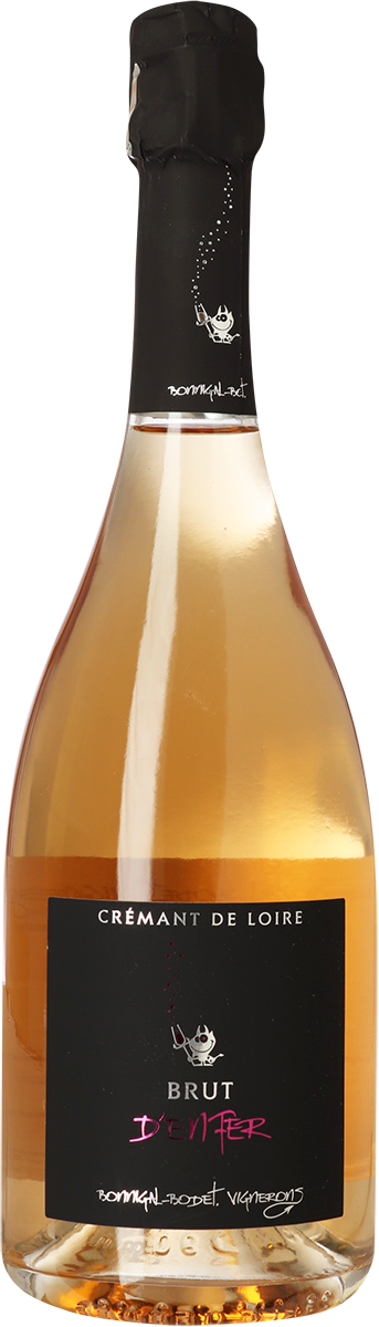 NV Crémant de Loire Rosé Brut d'Enfer, Bonnigal-Bodet, Loire