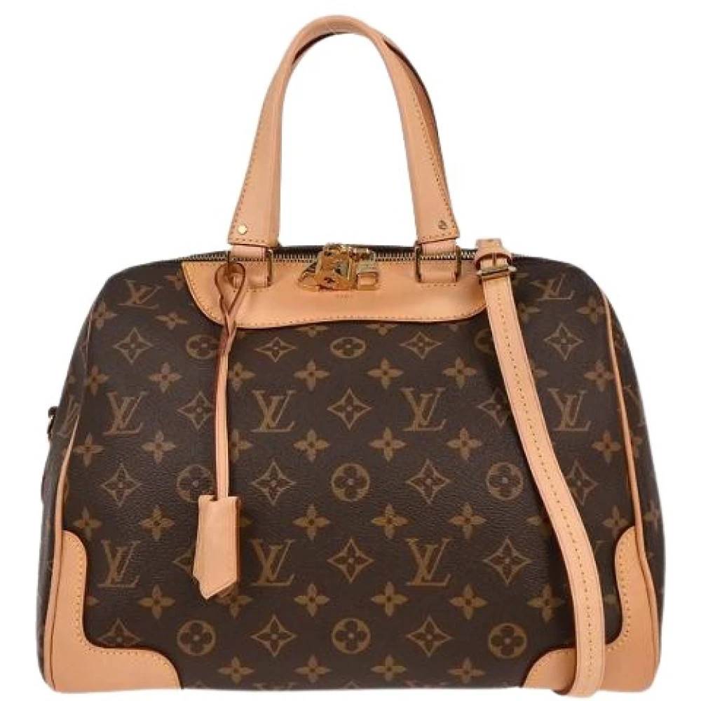 Louis Vuitton Vintage Pre-owned Vintage Canvas Håndtaske - Vintage - Dame - Brun - ONE SIZE -
