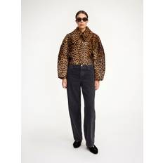 Rowani lammeskindsjakke - Leopard - 32