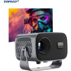 Topleo Android HD beamer portable 4k home smart Android video Native Led Lcd Mini 1080p smart projector