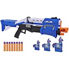 Nerf TS-R Blaster och Llama mål – Pump-Action Blaster, 3 lama-mål och 8 Nerf Mega Darts – för barn, tonåringar och vuxna