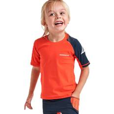 Surf Kids SS UV Top Orange, Unisex, Kläder, Badkläder, Simning, Orange, 130 (130)
