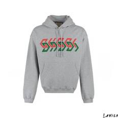 Gucci - Mirror Logo Hoodie ( Grey )