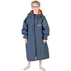 Dryrobe Advance Junior Langærmet Skiftetøj Robe - Mørkegrå / Orange