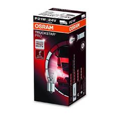 Osram Truckstar Pro - Glödlampa P21W 21W 24 V 1-pack - Volvo - V70. Iveco - Daily