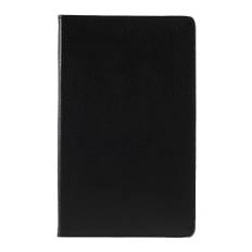 Litchi Texture Case med drejeligt stativ til Galaxy Tab A 10.1" 2019 - Sort