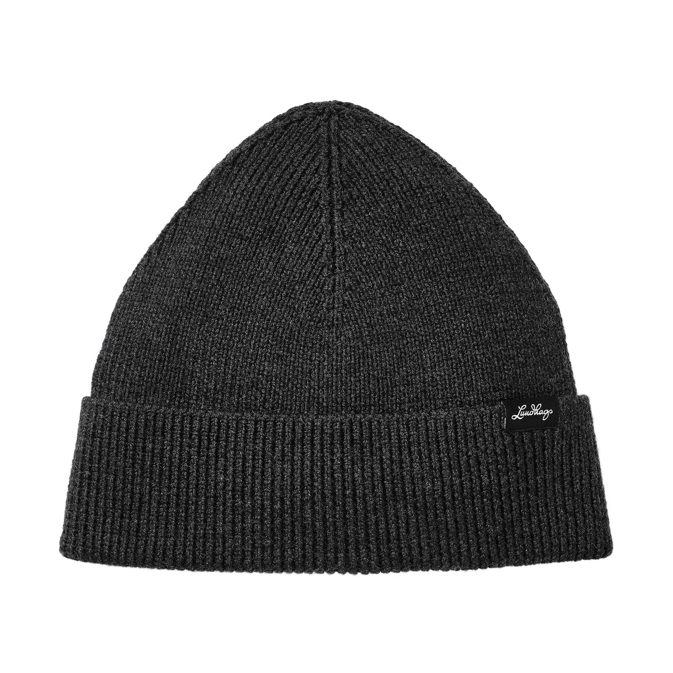 Lundhags Merino Beanie - Dark Grey Melange