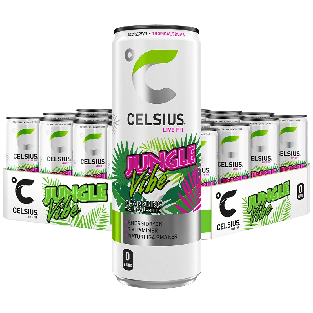 24 X Celsius 355 Ml Jungle Vibe Super Deal