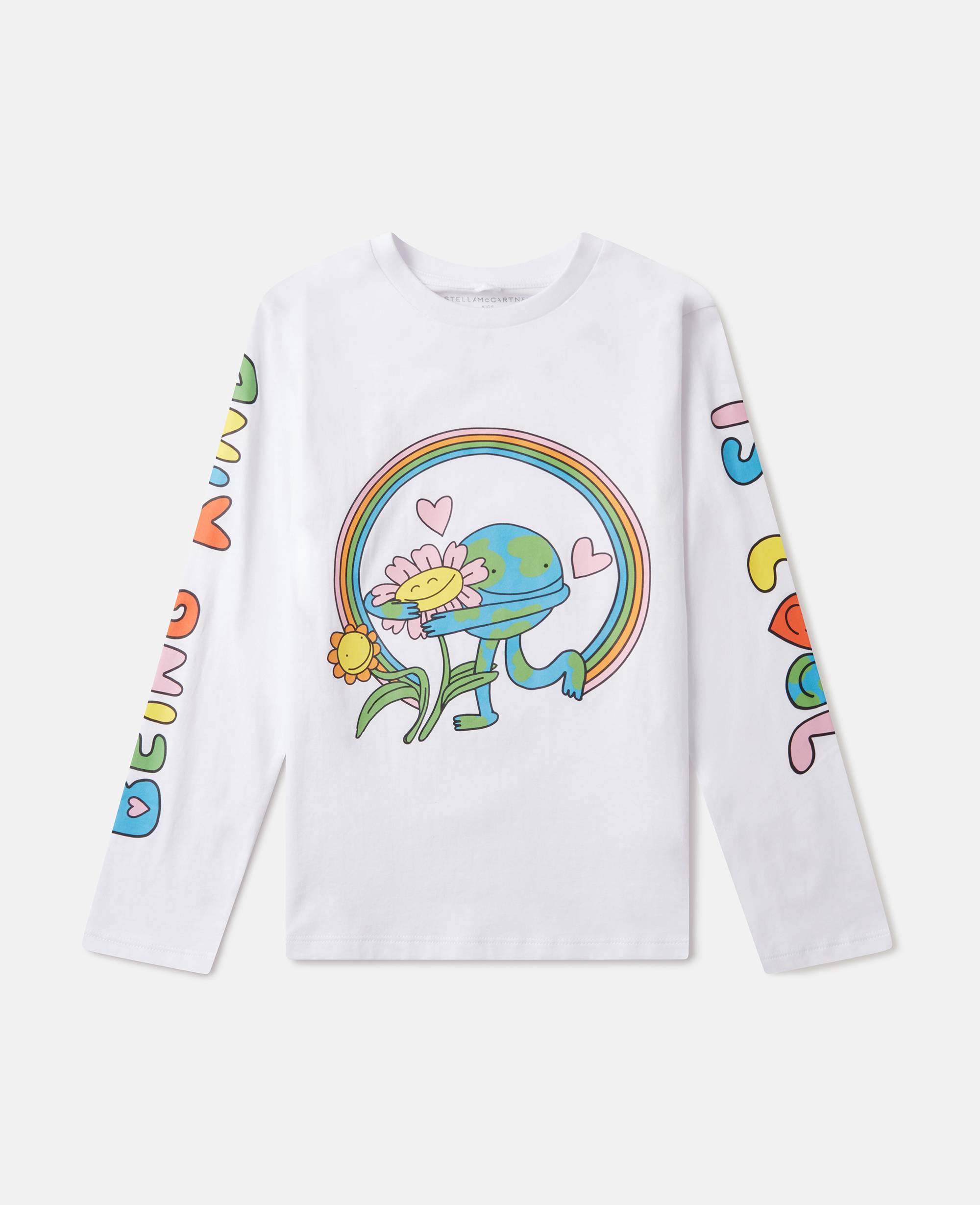 Stella McCartney - Earth Friends Graphic Long-Sleeve Top, , Size: 4