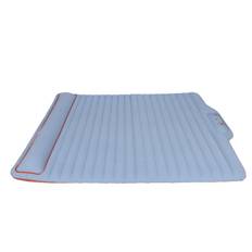 Inflatable Camping Bed Portable Press Inflation Sleeping Mat Camping Mattress for Camping blå