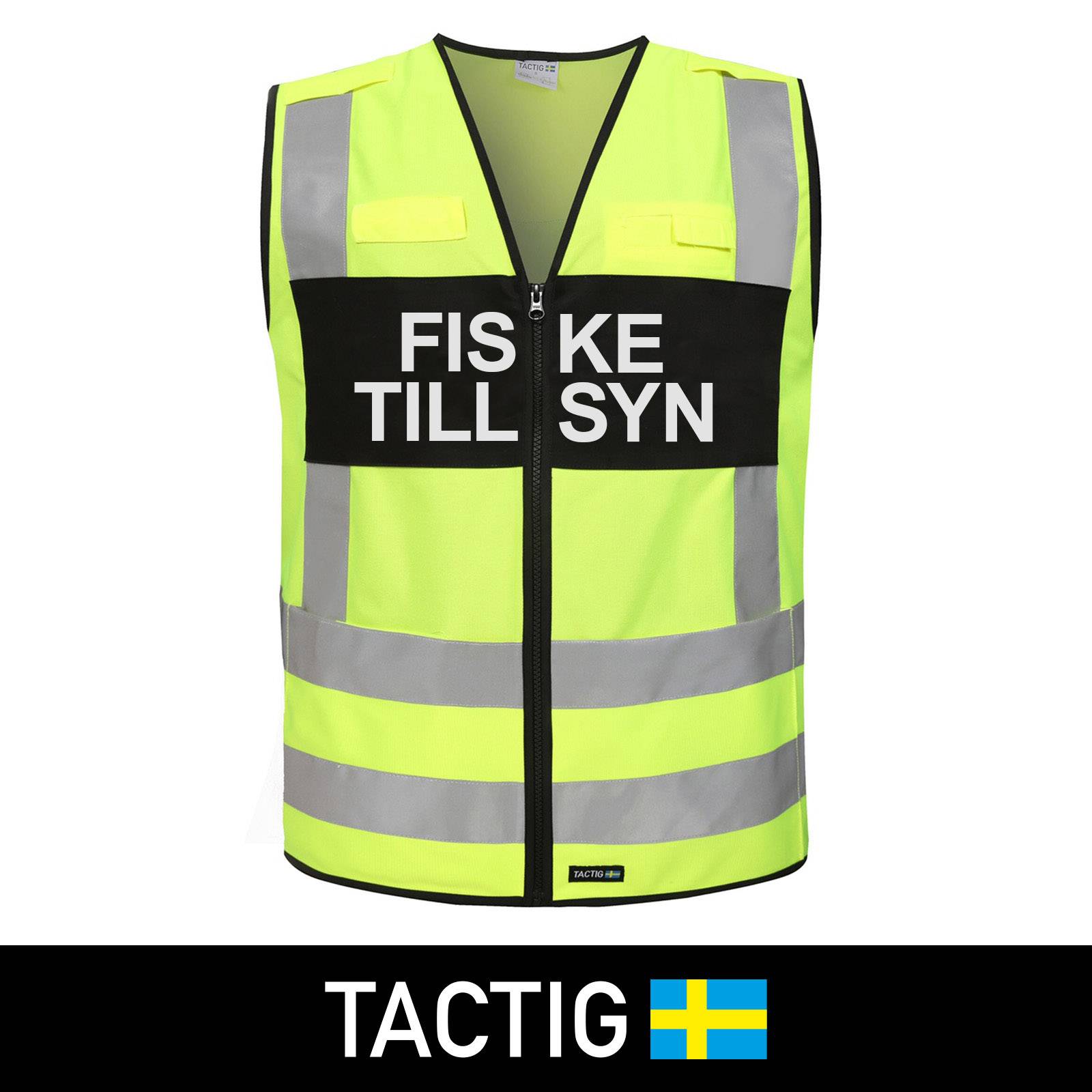 Reflexväst 'Fisketillsyn' Klass 2, Tactig