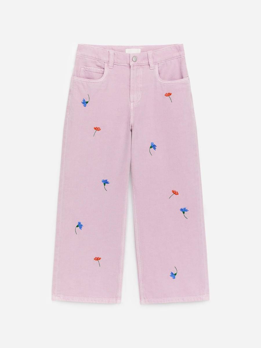ARKET Broderade Denimbyxor -Lila, 104