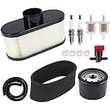 Donkivvy Luftfilter oljefilter med Tune Up Kit för Kawasaki FR651V FR691V FR730V FS481V gräsklippare 4-taktsmotor, byt ut 11013-0752 11013-7047 11013-0726