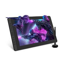 HUION Kamvas 16 Grafiktablett mit Display,15,6-Zoll Volllaminatbildschirm Pen Display, 10 programmierbare Drucktasten, 8192 Stufen Batterieloser Stift, unterstützt die Konnektivität mit Android