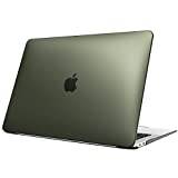 FINTIE Fodral kompatibelt med MacBook Air 13 tum 2020/2019/2018 (A2337 M1/A2179/A1932) - matt fodral, tunt, lätt skydd mot fingeravtryck, frostad skogsgrön,