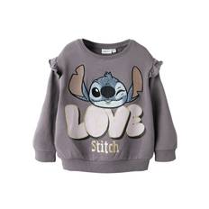 Ola Stitch Sweatshirt, Moonscape, 104 cm