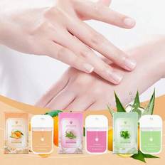 Bärbar handsprit, lämplig för alla scenarier, lätt att använda, milda ingredienser, skonsam rengöring av händerna för att hålla händerna rena, bekväm - Multifärgad (Jordgubbsrosa palmtyp)
