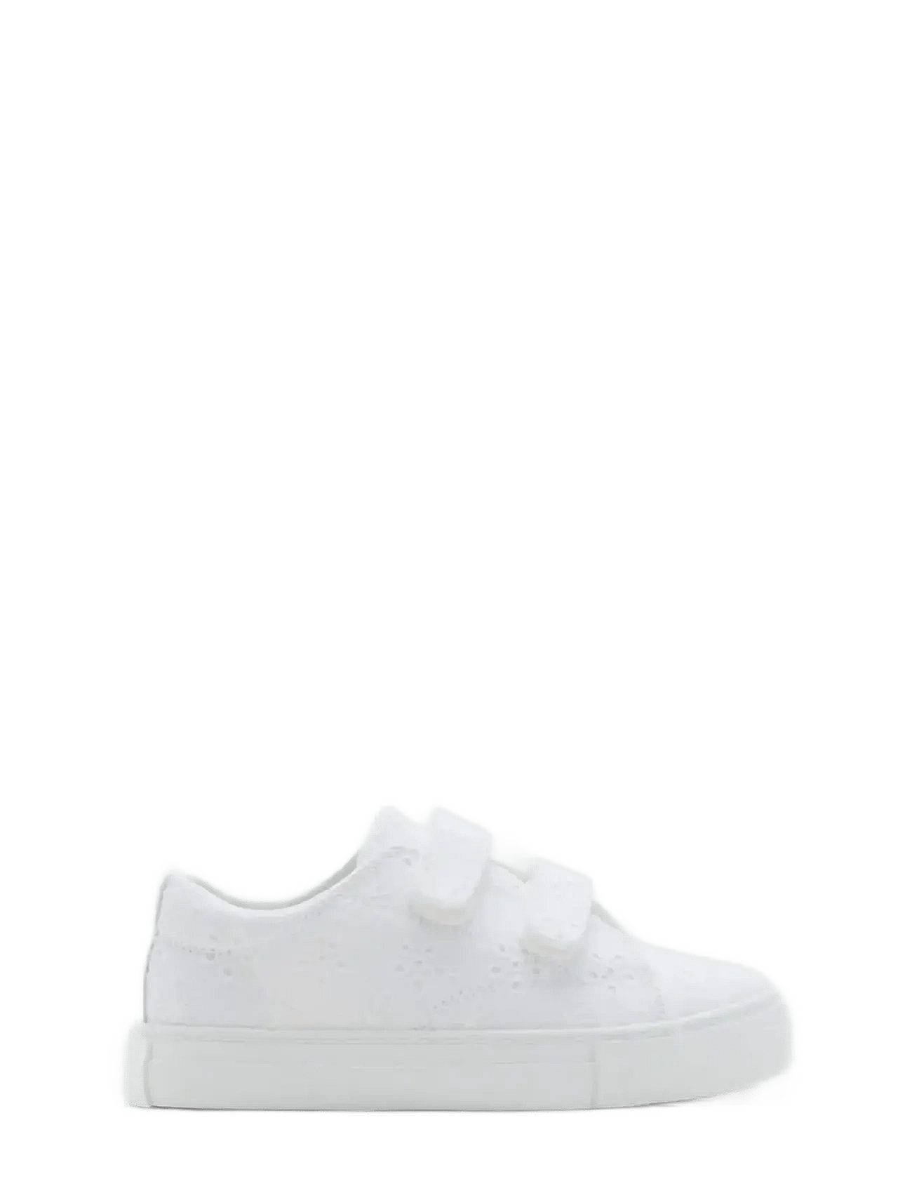 Mango Floral-Embroidered Trainers - White - 27