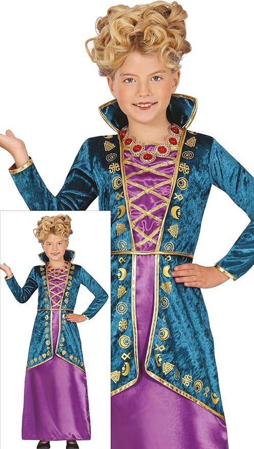 Prinsesse Heks i blå og lilla 3-4 år