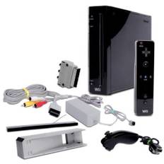 Nintendo Wii | Nunchuck | Fjernbetjening | fod | sort