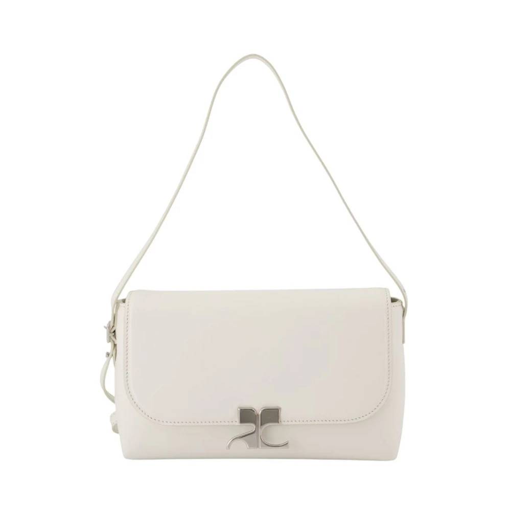 Courrèges Icotype Skuldertaske - Tasker - Dame - Hvid - ONE SIZE - Uld