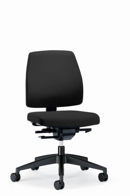 Interstuhl Goal kontorstol med synkron mekanisme sort