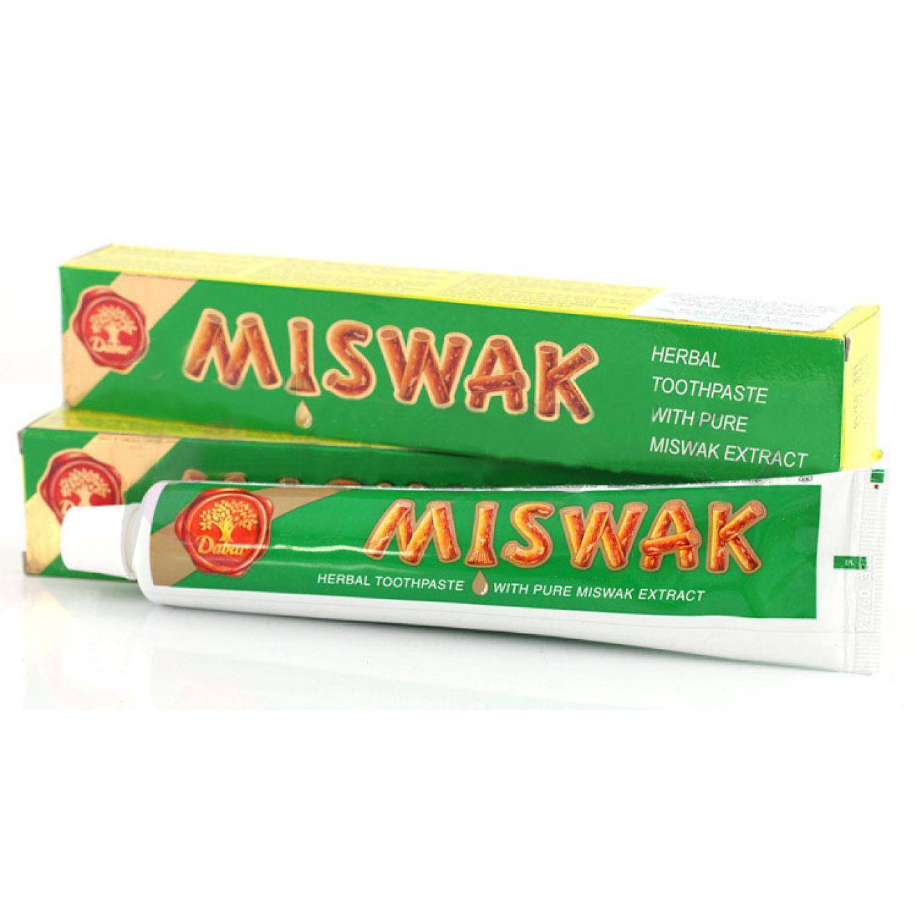 Dabur Miswak Herbal Toothpaste (herbal toothpaste with pure miswak extract) 170g 12 unit