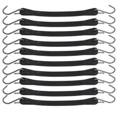 10 Pcs Truck Tie Down Cord 10in Heavy Duty Motorcycle Trailer Tow Rope Bungee Cord Tarp Straps with