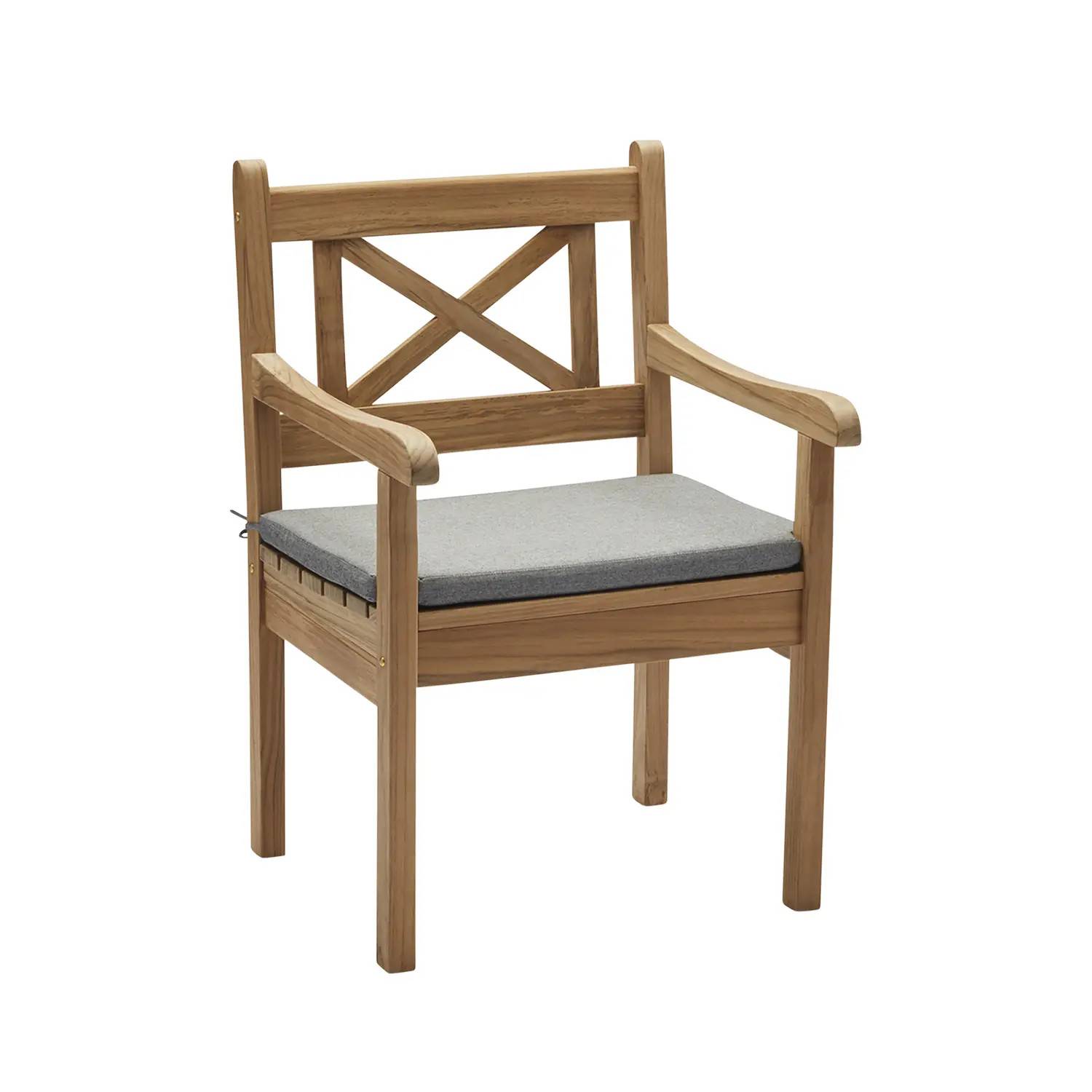 Skagen stolsdyna 59x44 cm - Vit/Grå/Ljusgrå/Blå/Gul