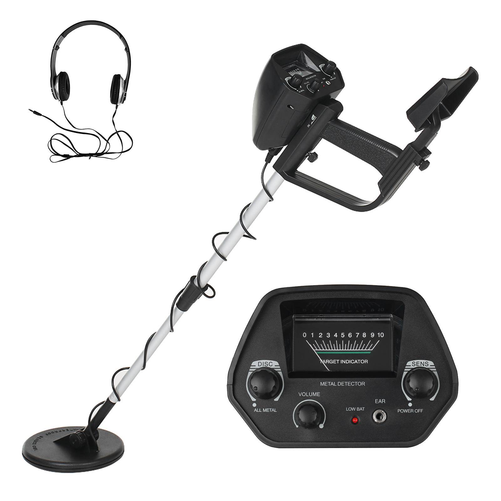 Metalldetektor Gulddetektorer Treasure Hunter Tracker Seeker Metallkretsdetektor With Headphones