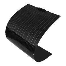 XINPUGUANG mjuk solpanel flexibel solpanel 100 w 12 v solcellsmodul monokristallin för husbil, hem, båt, trädgård, balkong (svart)