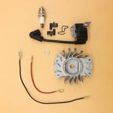 Svänghjul tändspole magneto wire tändstift kit för stihl ms180 ms170 ms 180 170 017 018 gas motorsåg delar